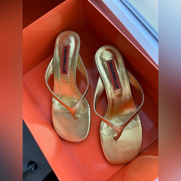 SIMON MILLER KITTEN HEELS - Picture 1 of 13